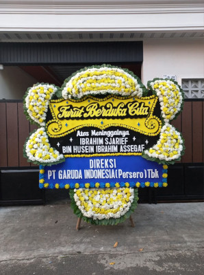 Papan Bunga Duka di Karya Baru