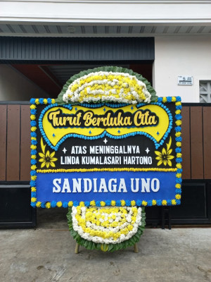 Papan Bunga Duka di Karya Baru